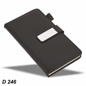 Black Corporate Diary Compact