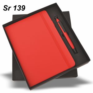 Combo 2 in 1 Red (Diary, Pen)