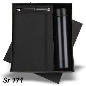 Combo 3 in 1 Black(Diary,Pen,Bottle)