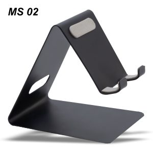 Mobiles Stand Black with Business Card Holder