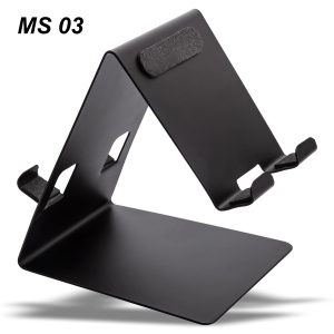 Mobiles Stand Black with Business Card Holder