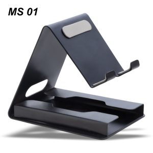 Mobiles Stand Black with Business Card Holder