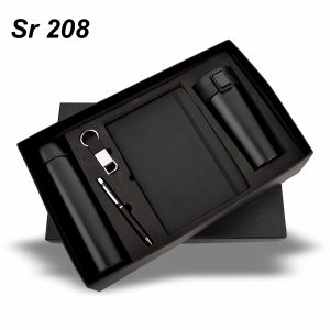 Premium 5-in-1 Gift Set Black(Diary,Pen,Bottle,Keychain,Tumbler)