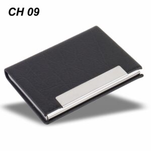 Premium Metal Stainless Steel PU Leather Cardholder CH 09